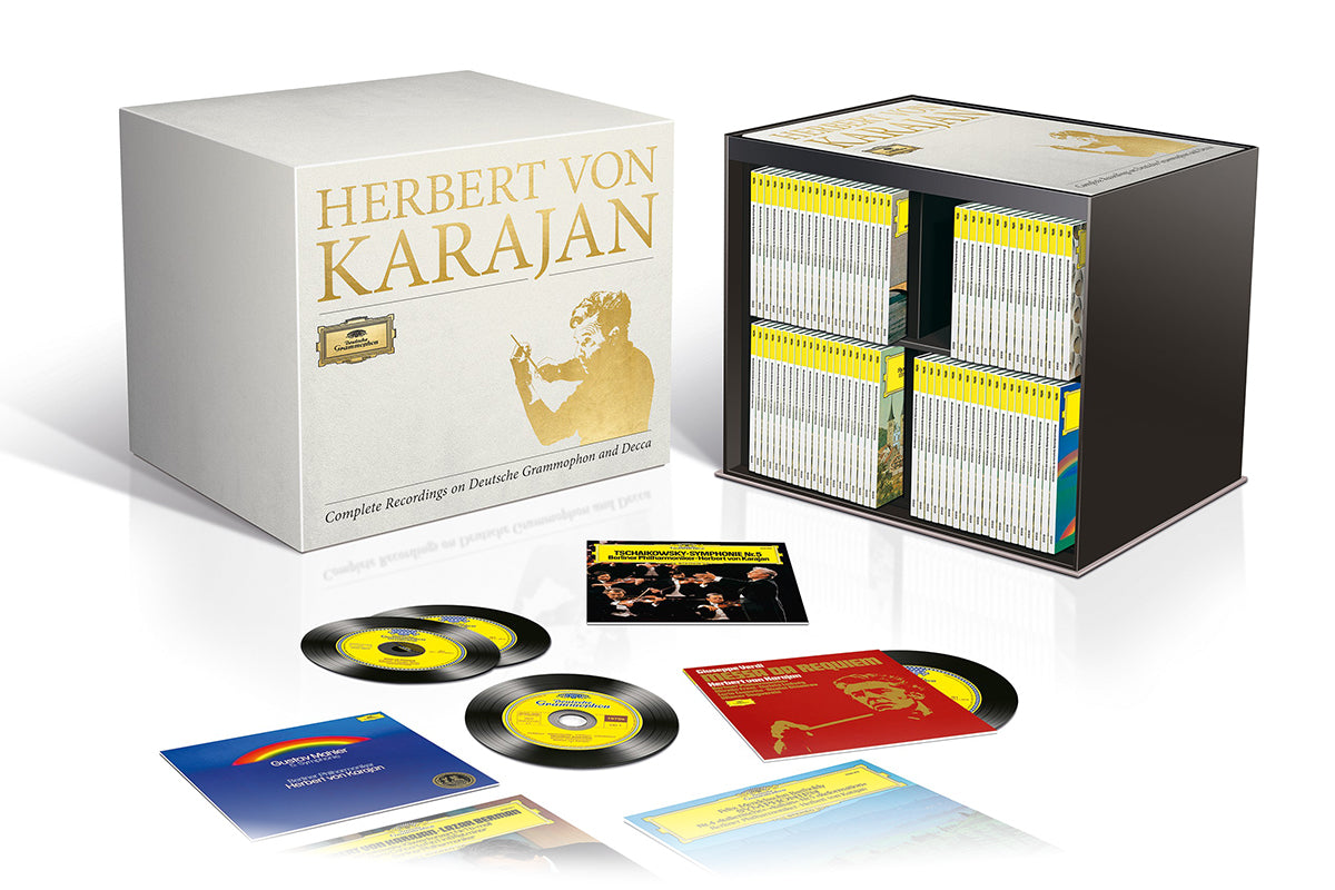 Herbert von Karajan - Complete Recordings on Deutsche Grammophon and Decca  [New BD CD DVD Box Set]